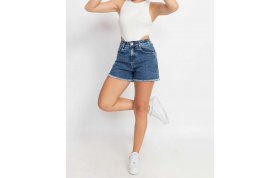 Short Jeans Feminino Cintura Alta - Marisa