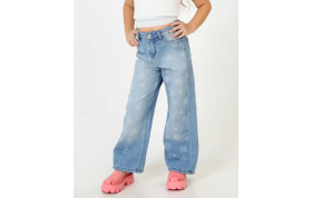 Calça Infantil Jeans Wide Leg - Marisa