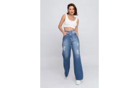 calça feminina jeans - Caedu